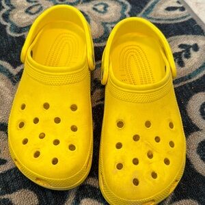 Yellow crocs